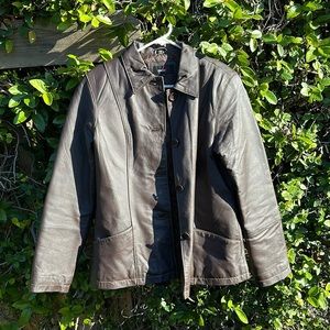 LEATHER JACKET Womens vintage Studio Y NEGOTIATE